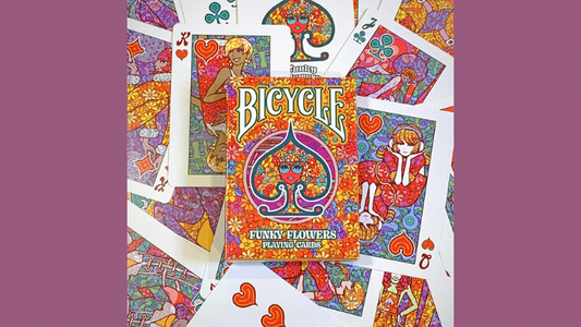 Bicycle Funky Flowers Playing Cards by HONNE Yasuyuki