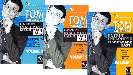 Mullica Expert Impromptu Magic Made Easy Set (Vol 1 thru 3) Tom Mullica video DOWNLOAD