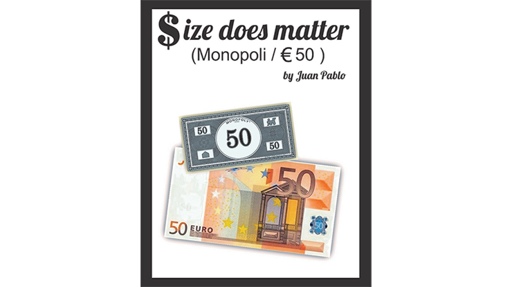Size Does Matter MONOPOLY EURO (Gimmicks and Online Instructions) by Juan Pablo Magic