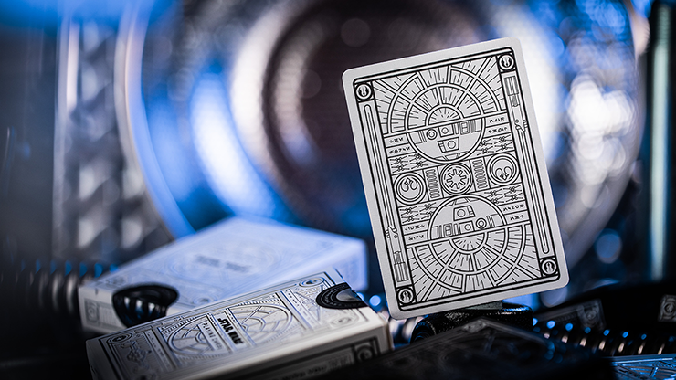 スターウォーズ ライトサイド シルバーエディション トランプ Star Wars Light Side Silver Edition Playing Cards (White) by theory11