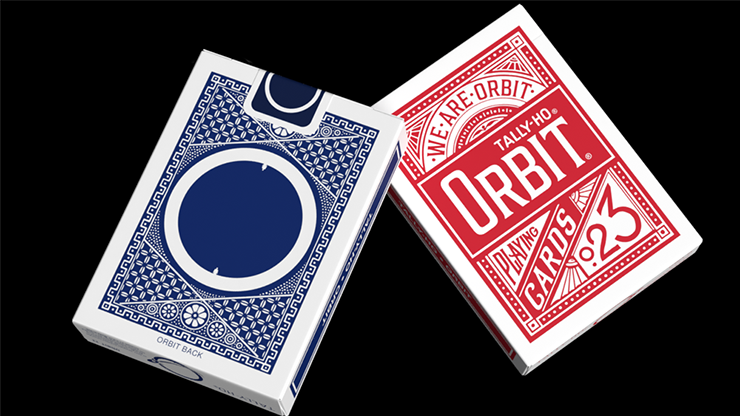 オービット×タリホーサークルバック トランプ 青 Orbit Tally Ho Circle Back (Blue) Playing Cards