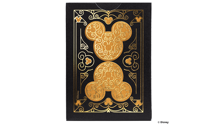 バイシクル ディズニー ミッキーマウス 黒色&金色/ Bicycle Disney Mickey Mouse (Black and Gold) by US Playing Card Co.