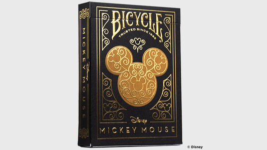 バイシクル ディズニー ミッキーマウス 黒金 / Bicycle Disney Mickey Mouse (Black and Gold) by US Playing Card Co.