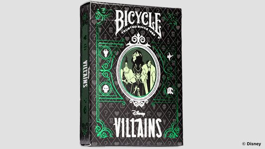 ƒoƒCƒVƒNƒ‹ƒfƒBƒYƒj�[ ƒ”ƒBƒ‰ƒ“ƒY —Î / Bicycle Disney Villains (Green) by US Playing Card Co.