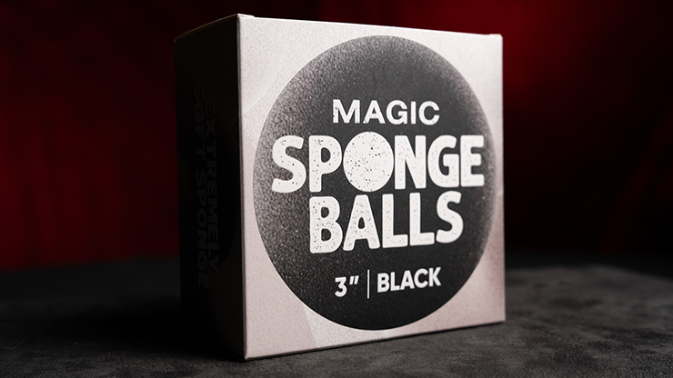 スポンジボール 黒 4個入り 直径7.5cm Magic Sponge Balls 4PK BLACK 3" by Murphy's Magic