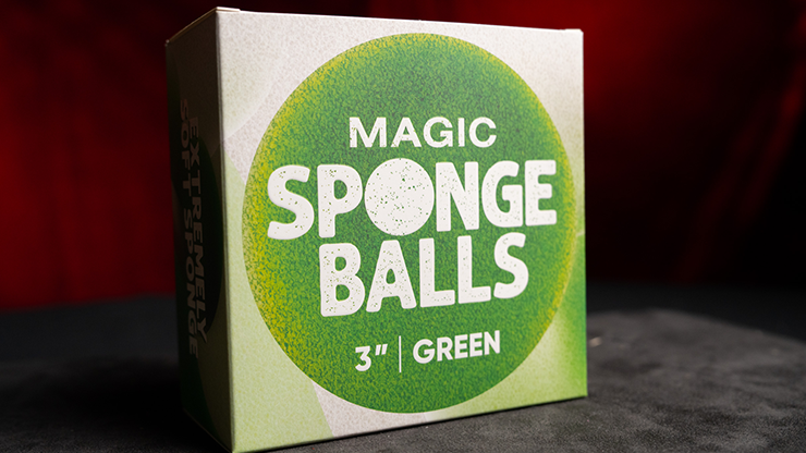 スポンジボール 緑 4個入り 直径7.5cm Magic Sponge Balls 4PK GREEN 3" by Murphy's Magic