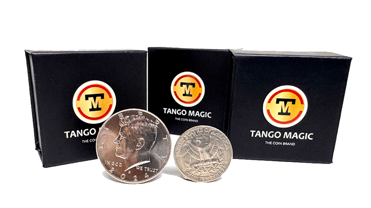 Super Scotch and Soda (US Quarter and Half Dollar) by Tango Magic (D01 –  kdmagic