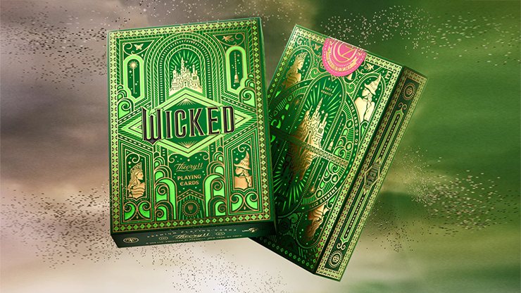 ウィキッド トランプ 緑 Wicked Playing Cards by theory11
