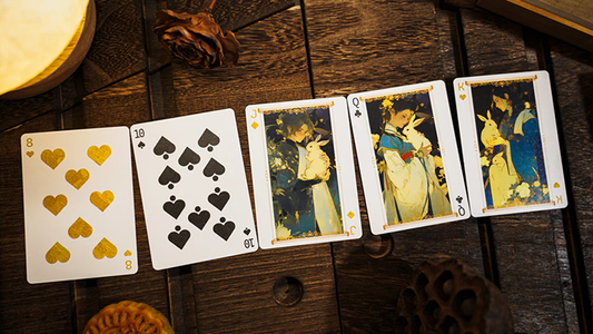 Round Moon Playing Cards by TCC Fashion