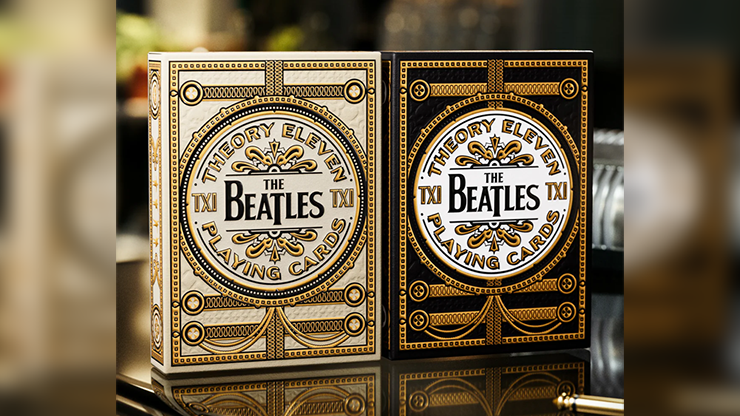 ビートルズ スペシャルエディション 黒 The Beatles Special Edition (Black) Playing Cards by theory11
