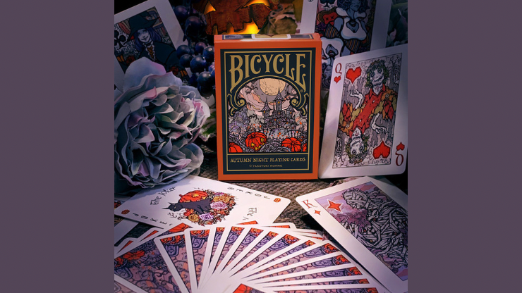 Bicycle autumn playing cards sale