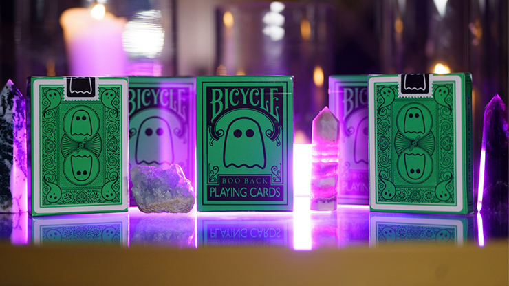 ブーバックス トランプ 緑 Bicycle Boo Back Playing Cards (Green)