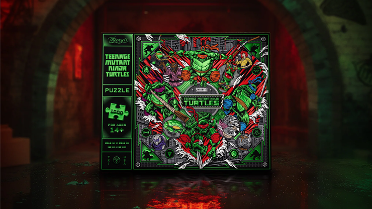 ティーンエイジ ミュータント ニンジャ タートル 1000ピース Teenage Mutant Ninja Turtle Jigsaw Puzzle by theory11