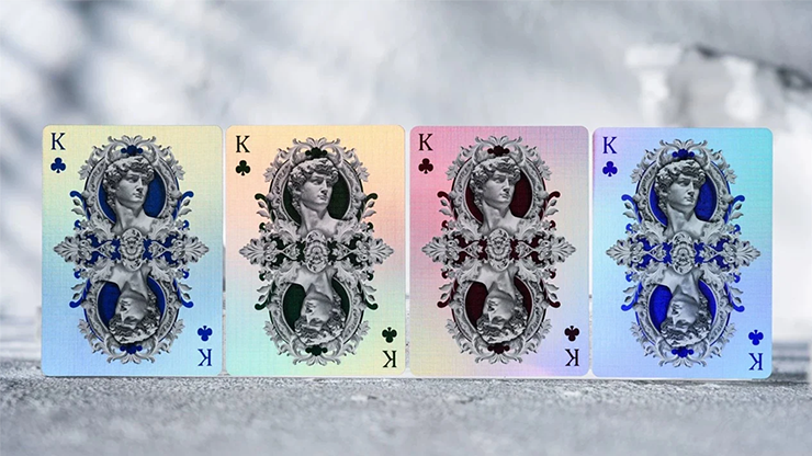 Alabaster Michelangelo HOLO Playing Cards by TCC Fashion