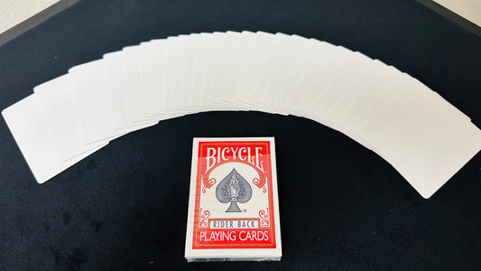 メンタルフォトデック ~すべてのカードが真っ白に~ -Mental Photo Deck Bicycle (Red) - Trick-