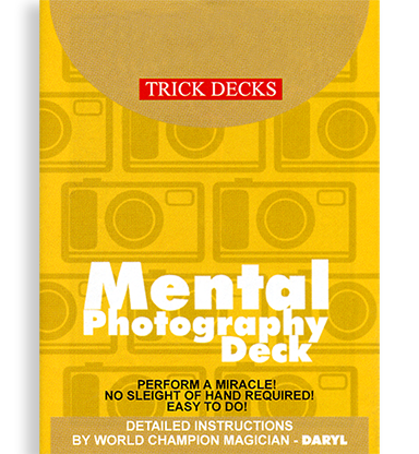メンタルフォトデック ~すべてのカードが真っ白に~ -Mental Photo Deck Bicycle (Red) - Trick-