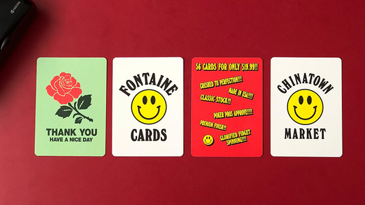 フォンテーン 中華街(黄色)-Fontaine: Chinatown (Yellow) Playing cards -