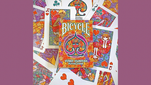 Bicycle Funky Flowers Playing Cards  by HONNE Yasuyuki