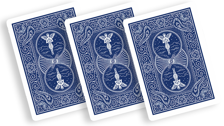 Bicycle Playing Cards 809 Mandolin Blue by USPCC