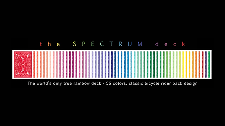 バイシクル スペクトラムデック（54色の裏）Spectrum Deck by US Playing Card