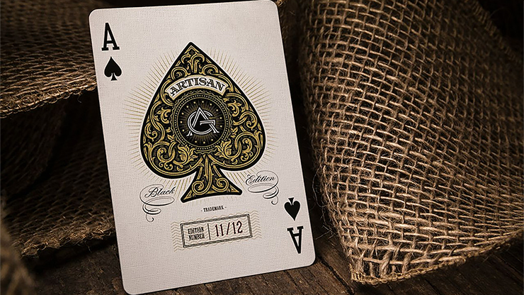 アーティサン トランプ 黒 Artisan Playing Cards by theory11