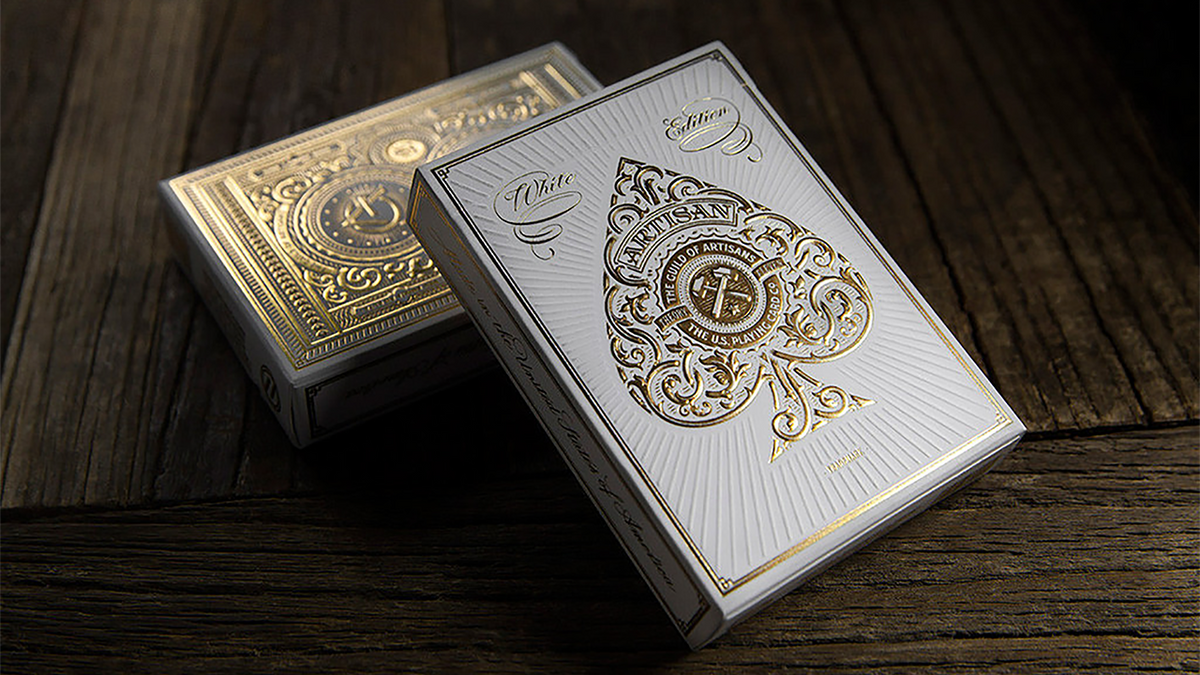アーティサン トランプ 白 Artisan Playing Cards (White) by theory11