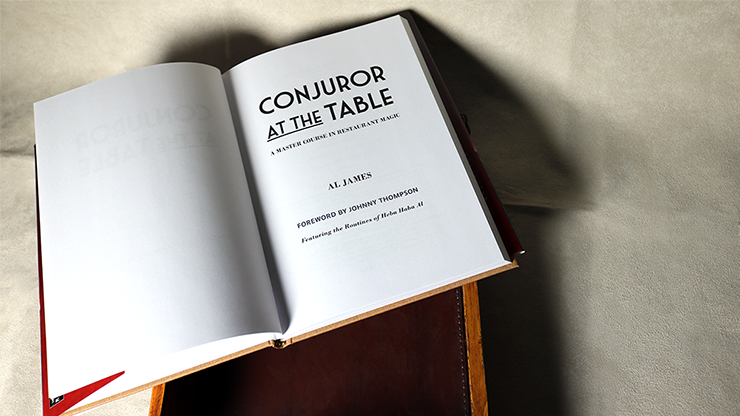 Conjuror at the Table by Al James - Book