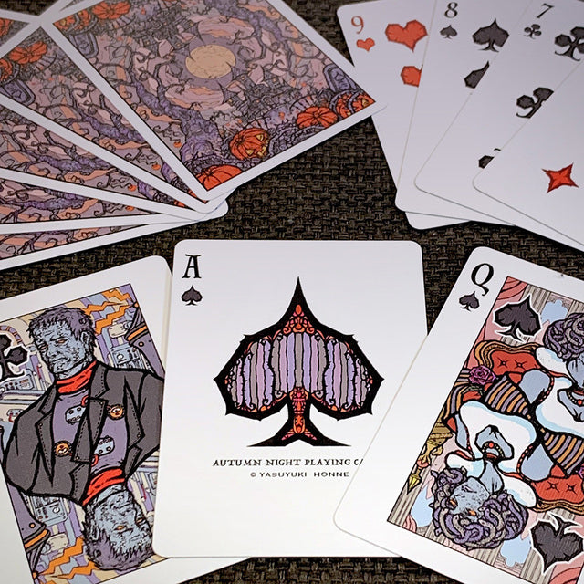 Bicycle Autumn Night Playing Cards  by HONNE Yasuyuki