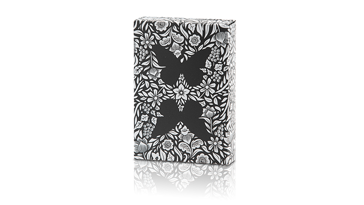 Limited Edition Butterfly Playing Cards (Black and Silver) by Ondrej Psenicka