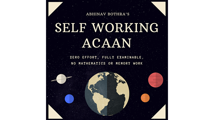 Self-Working ACAAN by Abhinav Bothra Mixed Media DOWNLOAD