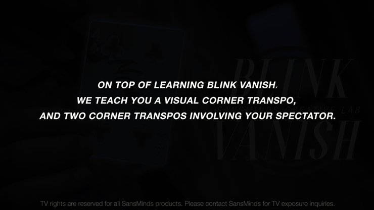 Blink Vanish (DVD and Gimmick) by SansMinds - DVD