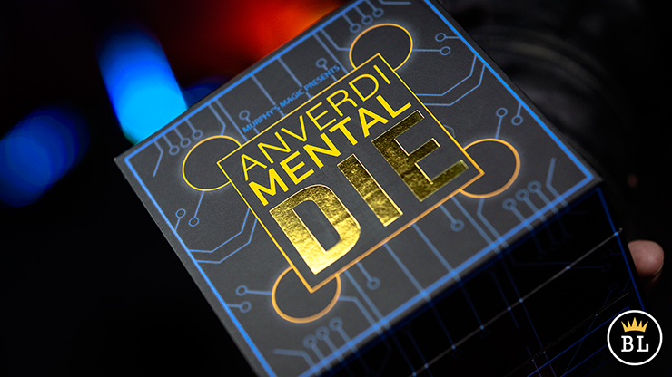 メンタルダイス 黒（サイコロの目を透視）
 MENTAL DIE BLACK (With Online Instruction) by Tony Anverdi - Trick
