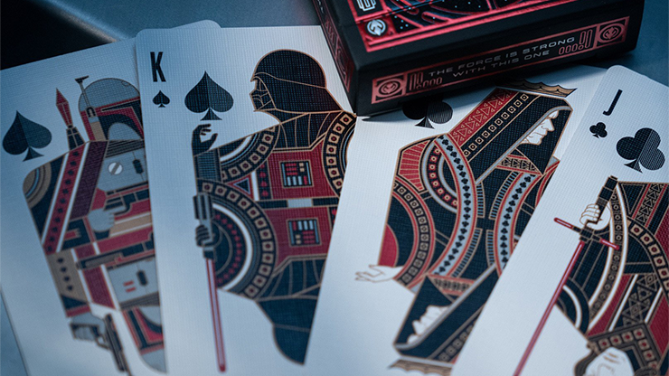 スターウォーズ ダークサイド 赤 トランプ Star Wars Dark Side (RED) Playing Cards by theory11