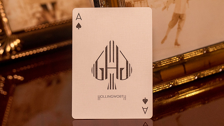 Hollingworth Playing Cards (Burgundy)