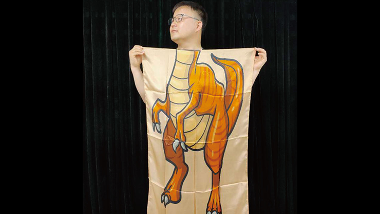 Character Silk (Dinosaur) 35 X 43  by JL Magic - Trick