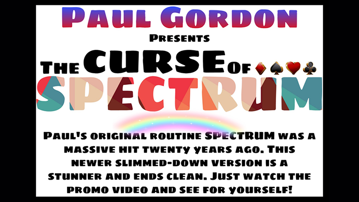 The Curse of Spectrum by Paul Gordon -Trick