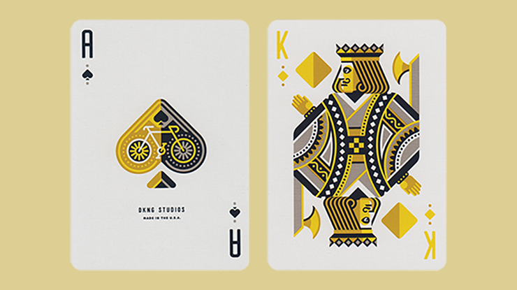 DKNG (Yellow Wheel) Playing Cards by Art of Play