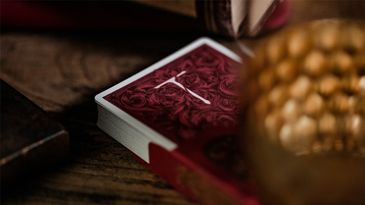 Luxury Sword T (Red) Playing Cards by TCC