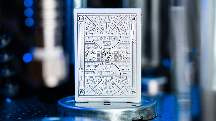 スターウォーズ ライトサイド シルバーエディション トランプ　Star Wars Light Side Silver Edition Playing Cards (White) by theory11