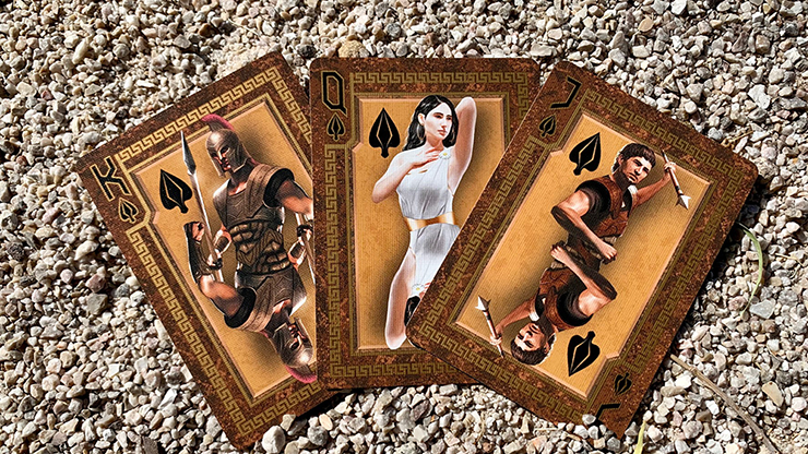 Gilded Trojan War Playing Cards