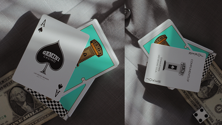 Gemini Casino Turquoise Playing Cards  by Gemini