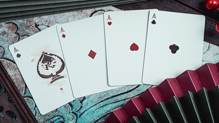 Pine Crane Playing Cards by Solokid