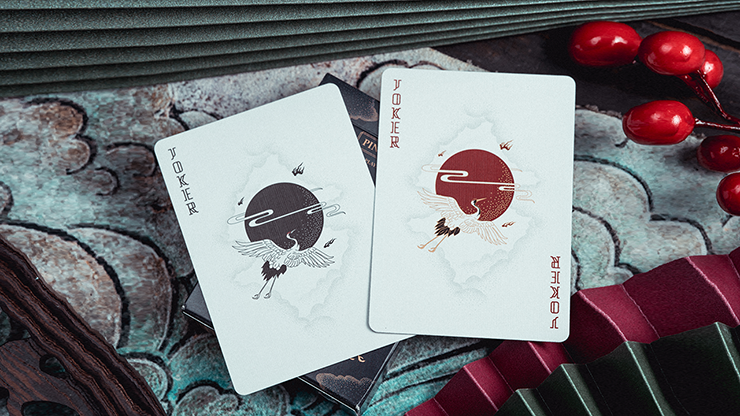 Pine Crane Playing Cards by Solokid