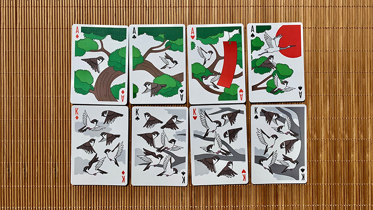 Bicycle Sparrow Hanafuda Fusion Playing Cards