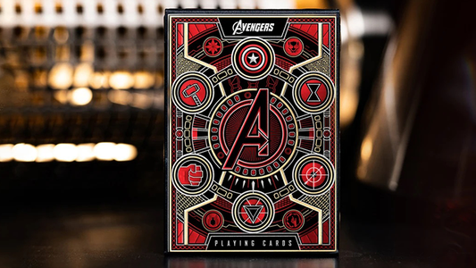 アベンジャーズ 赤 トランプ   Avengers: Red Edition Playing Cards by theory11