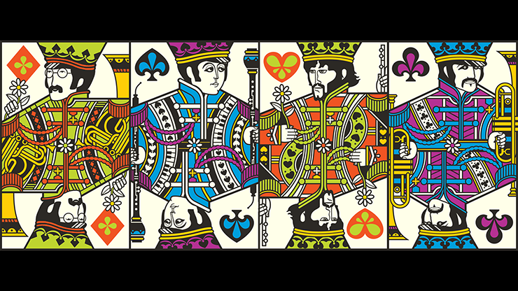 ビートルズ ピンク トランプ The Beatles (Pink) Playing Cards by theory11