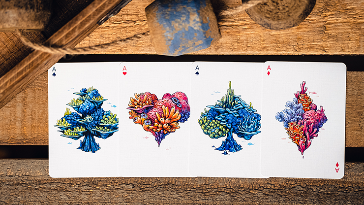 False Anchors V4 (Deep Sea)  Playing Cards by Ryan Schlutz