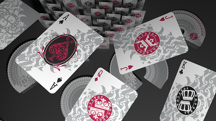 Pro XCM Ghost Playing Cards by by De'vo vom Schattenreich and Handlordz