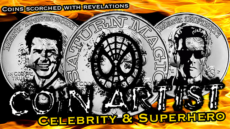 COiN ARTIST Quarter Super Hero/Celebrity (6 coins per pack) by Mark Traversoni and iNFiNiTi