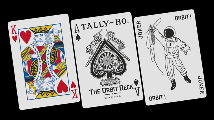 オービット×タリホーサークルバック トランプ 赤 Orbit Tally Ho Circle Back (Red) Playing Cards